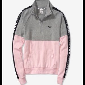 VS Pink Perfect Quarter Zip